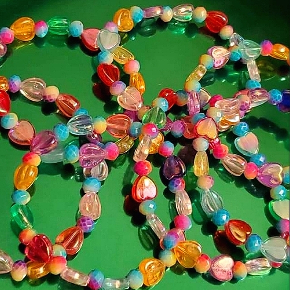 Set of 7 โค๐๐ bead children's bracelets. - Picture 1 of 10